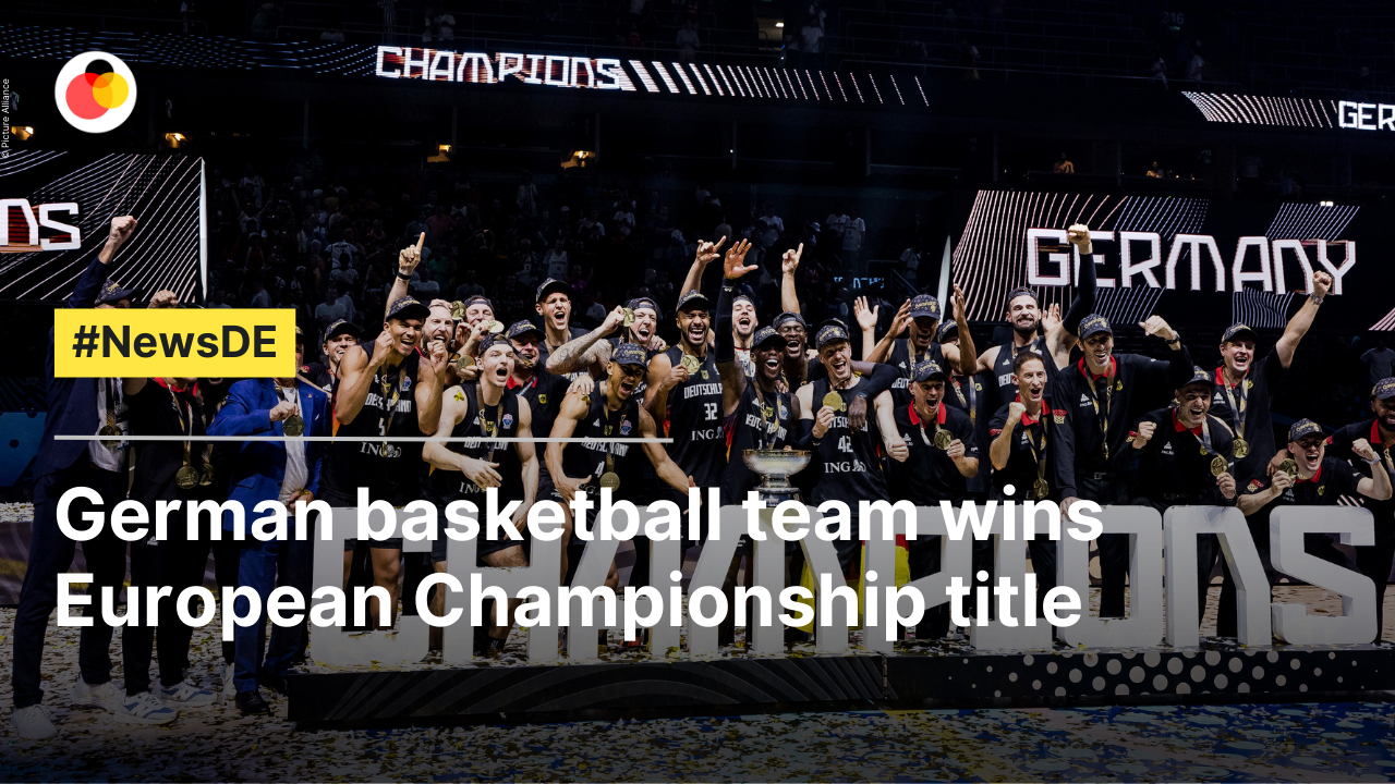 German basketball squad  wins European Championship title