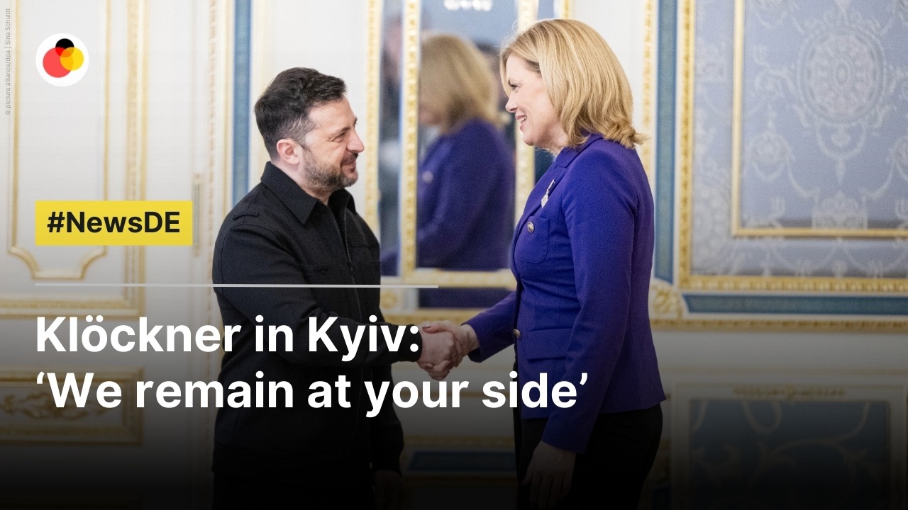 Klöckner in Kyiv: ‘We stay  at your side’