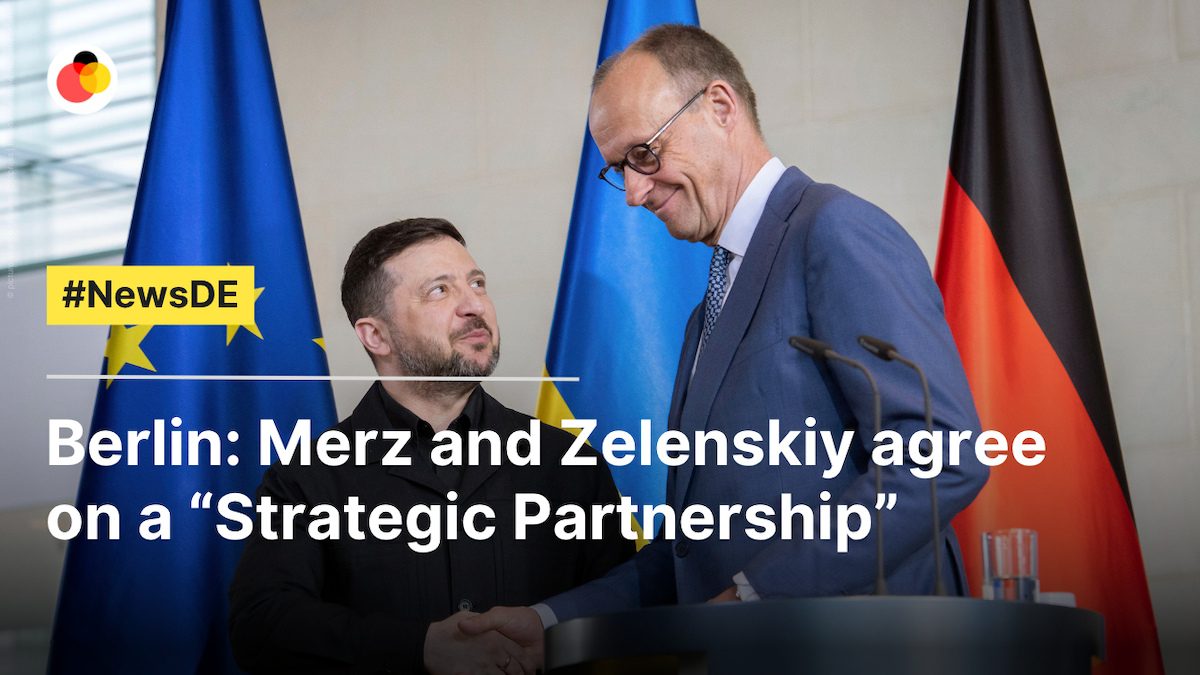 Merz and Zelenskyy agree on a “strategic partnership”