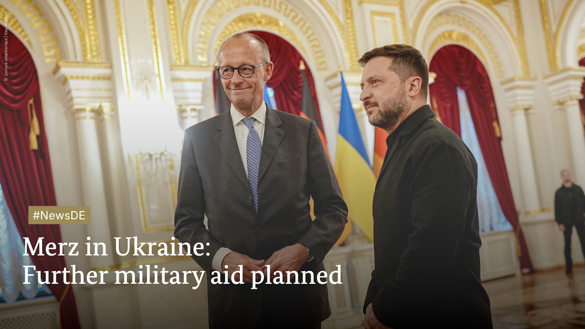 Merz in Ukraine: Further military aid planned
