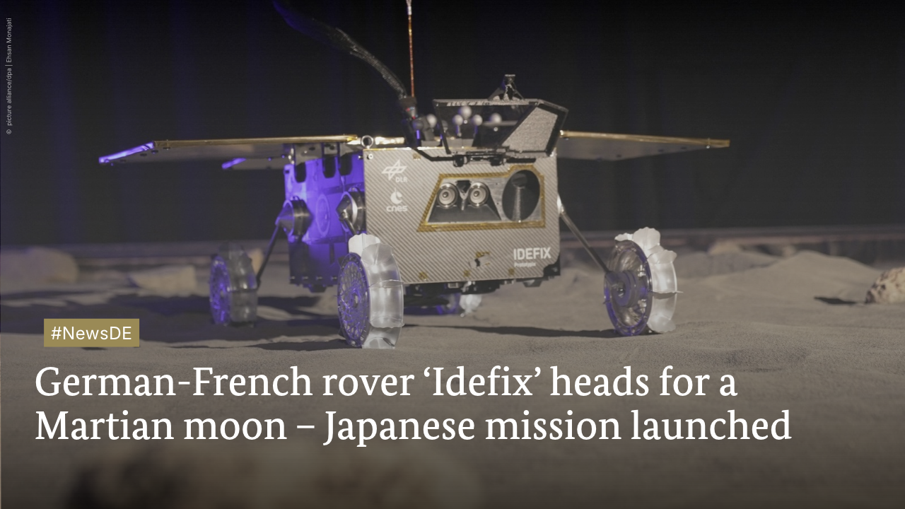 German-French rover ‘Idefix’ heads for a Martian moon – nipponese  mission launched