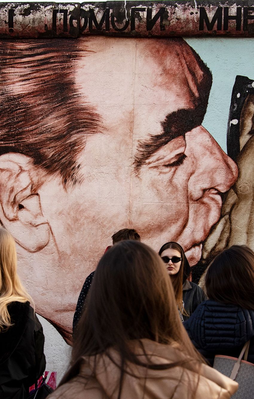East Side Gallery in Berlin – die bemalte Mauer