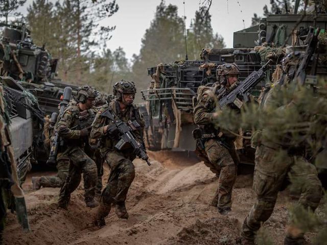 Militärische Übung „Freedom Shield“ der Panzerbrigade „Litauen“ 