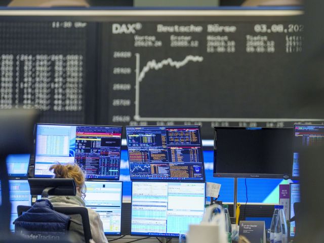 Die deutsche Börse in Frankfurt am Main