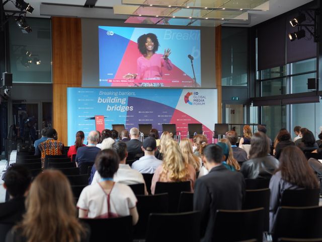 Das Global Media Forum 2025 findet an zwei Tagen in Bonn statt.