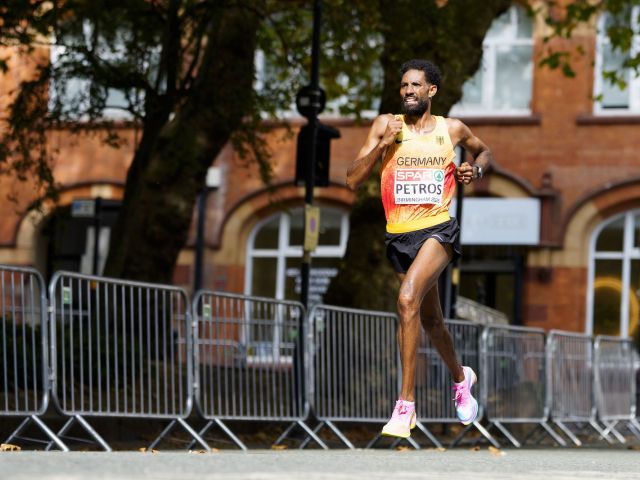 Amanal Petros bei den Leichtathletik-Europameisterschaften 2026 in Birmingham