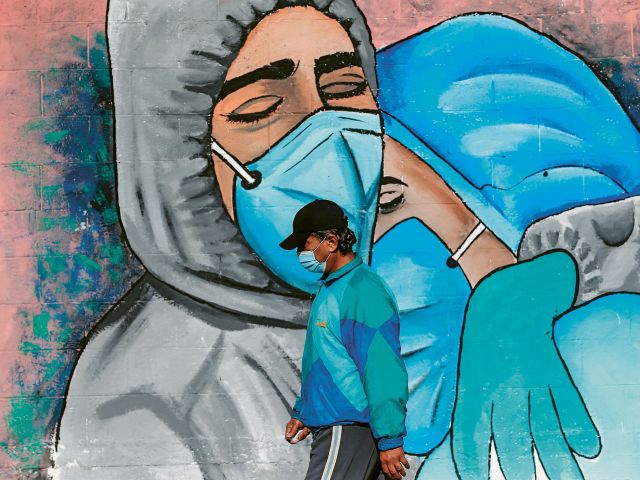 Corona-Graffiti