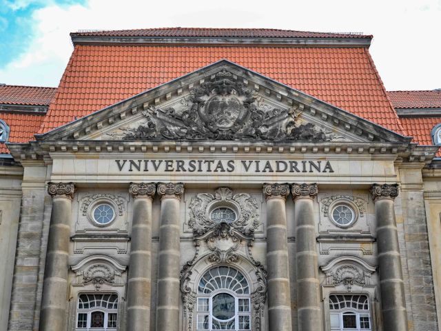 Die Europa-Universität Viadrina in Frankfurt (Oder)
