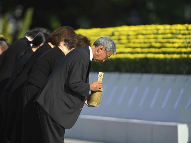 Japan gedenkt der Opfer der Atombomben-Tragödie von Hiroshima. 