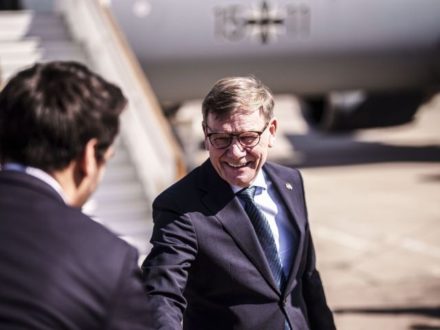 Bundesaußenminister Wadephul bei seiner Ankunft in Damaskus