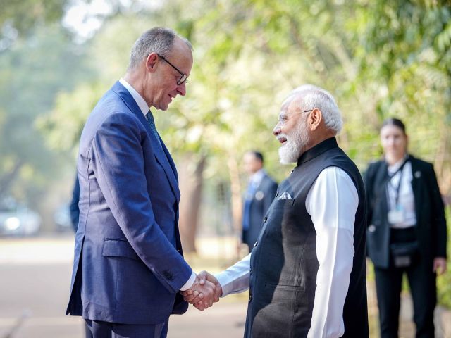 Friedrich Merz und Narendra Modi