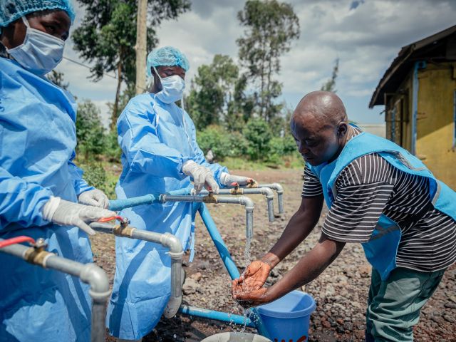 Ärzte kämpfen gegen das Ebola-Virus in Goma, Kongo