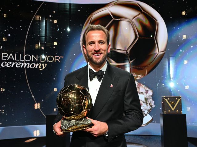 Harry Kane mit dem Ballon d'Or
