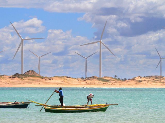 Windräder in Ceará, einem Vorreiter bei Erneuerbaren Energien