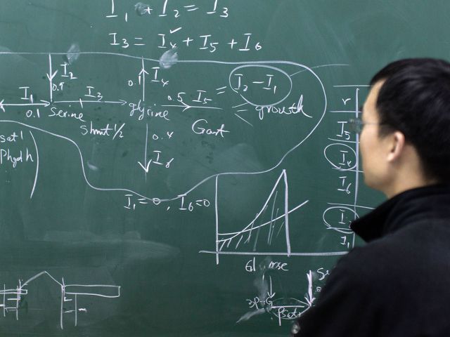 Ein chinesischer Wissenschaftler an einem Max-Planck-Institut