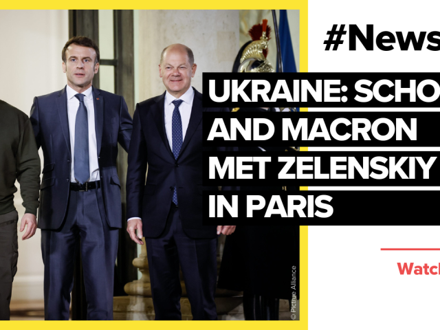 Ukraine: Scholz and Macron met Zelenskiy in Paris 