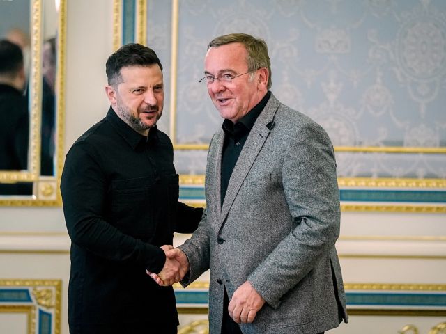Boris Pistorius (r.) und Wolodymyr Selenskyj