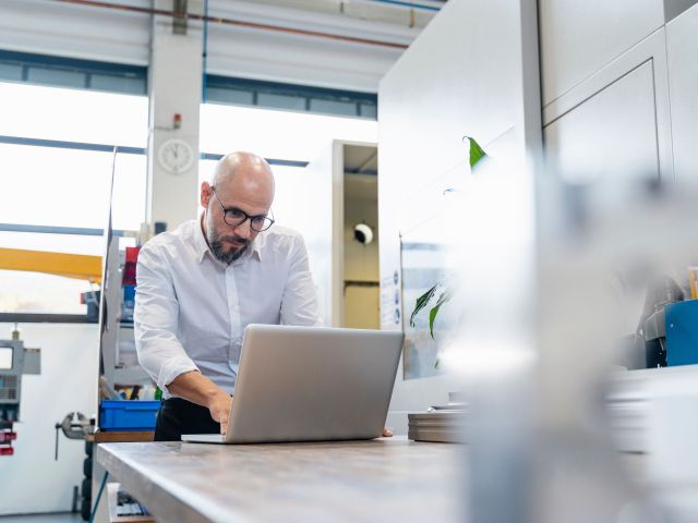 Deutsche Industrie: hochentwickelte Produktion  