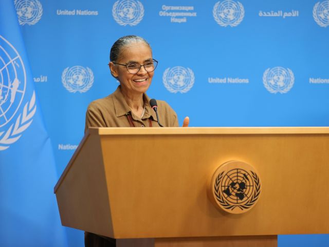 Fordert internationale Solidarität: Marina Silva während der UN-Generalversammlung 2025 