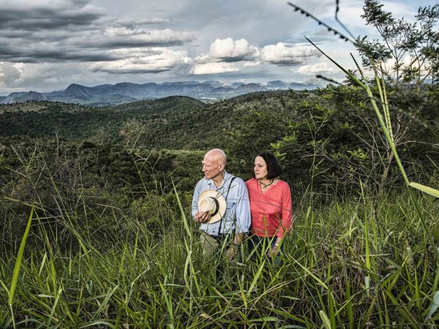 Sebastião und Lélia Salgado auf der Farm