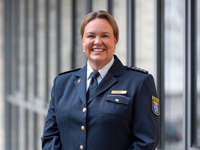 Carina Lerch, Einsatzleiterin der Polizei Mittelhessen 