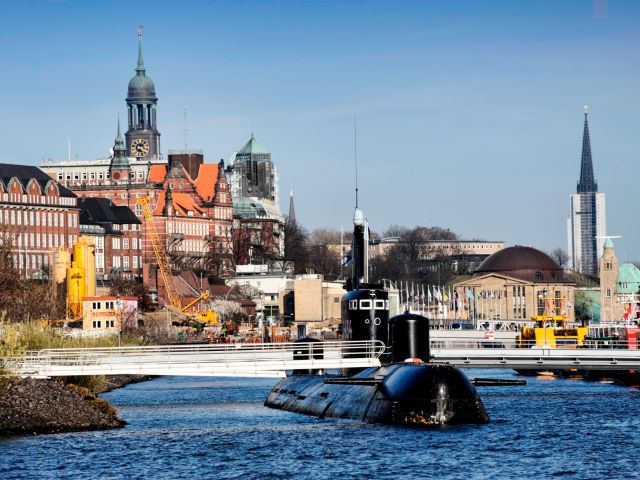 Museums-U-Boot U-434 in Hamburg
