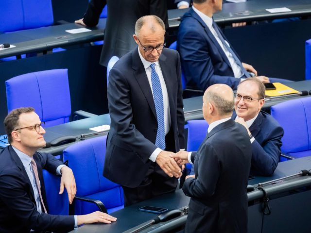 Friedrich Merz im Bundestag nach der Wahl