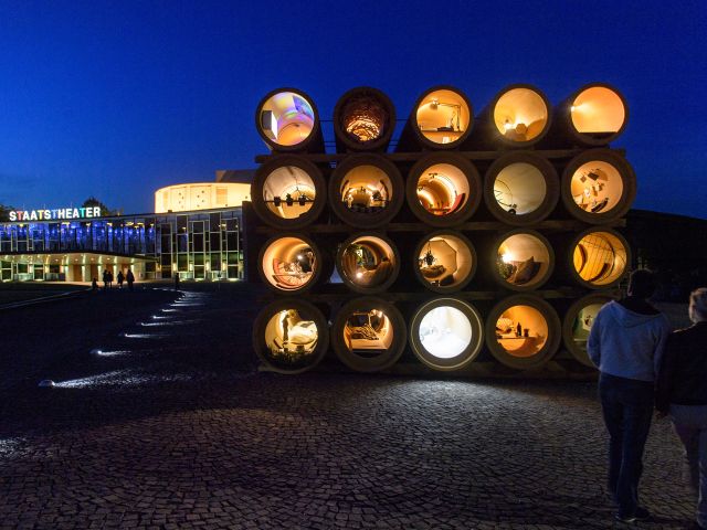 Installation von Hiwa K bei der documenta 14 in Kassel