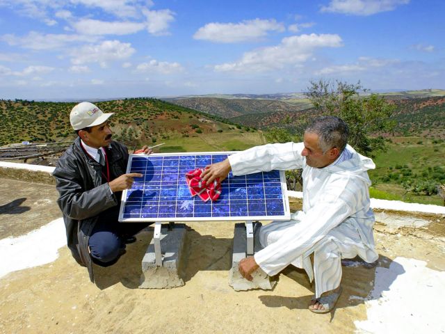 Mit deutscher Hilfe baut Marokko die Photovoltaik aus. 