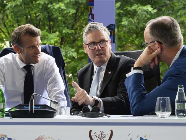 Macron, Starmer und Merz