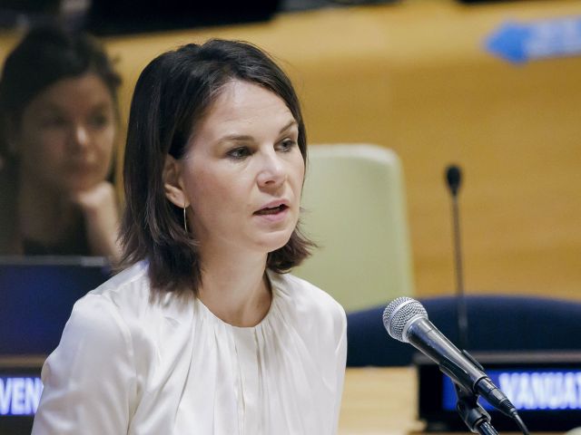 Deutschlands Außenministerin Baerbock spricht bei UN-Generalversammlung