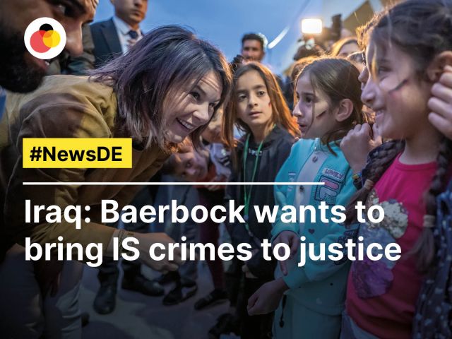 Iraq: Baerbock wants to bring IS crimes to justice
