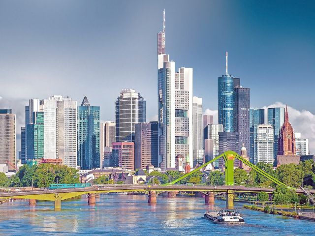 Skyline einer Stadt