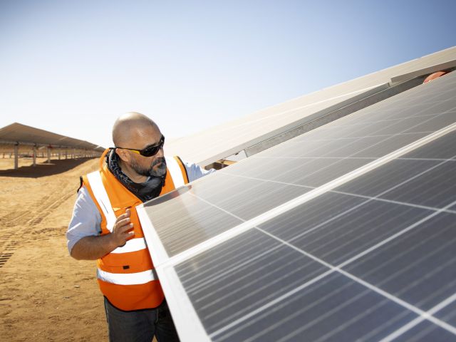 Solarpark in Ägypten: Quelle für grünen Wasserstoff  