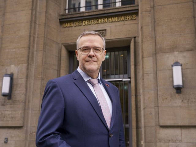 Gute Zukunft: Jörg Dittrich wirbt für das Handwerk. 