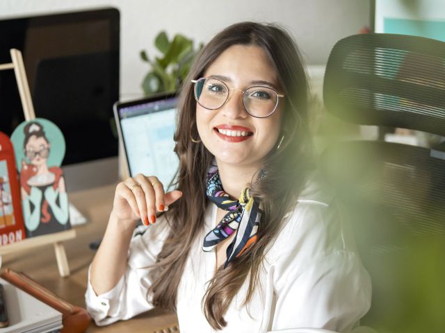 Raum für Kreativität: Ana Paniagua in ihrem Büro in Frankfurt am Main