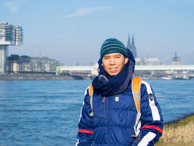 In Köln: Yu-Xuan Lu aus China
