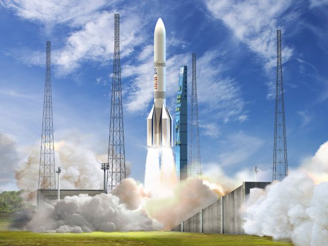 Blick in die Zukunft: So soll die Rakete Ariane 6 starten. 
