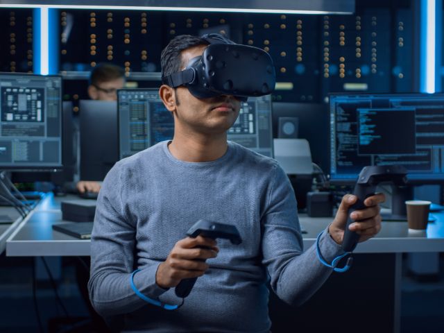 Virtual realtity – auch bei der Spielentwicklung die Zukunft. 