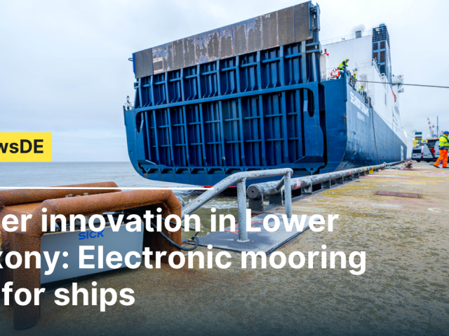 Laser innovation in Lower Saxony: Electronic mooring aid for ships 