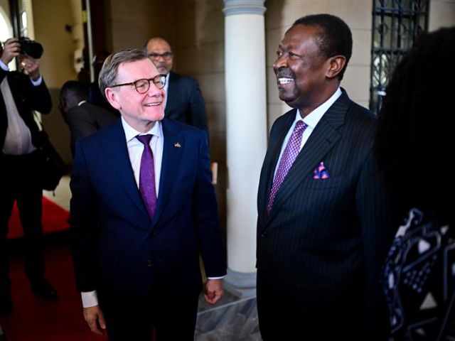 Johann Wadephul mit Musalia Musalia Mudavadi, Außenminister und Premierminister der Republik Kenia