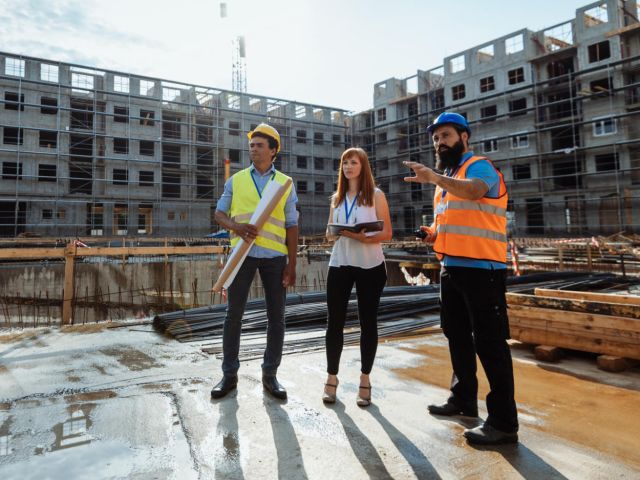In der deutschen Bauindustrie arbeiten 2,6 Millionen Menschen. 
