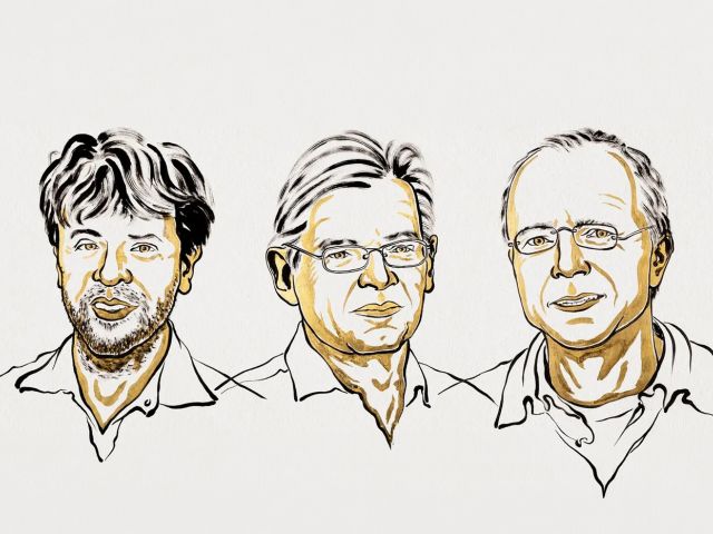 Die Medizin-Nobelpreisträger 2026: Karl Deisseroth, Peter Hegemann und Georg Nagel (v. l.).