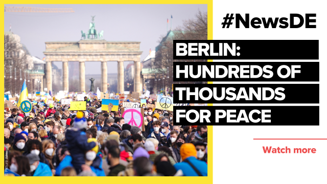 Berlin: More than a hundred thousand demonstrate for peace