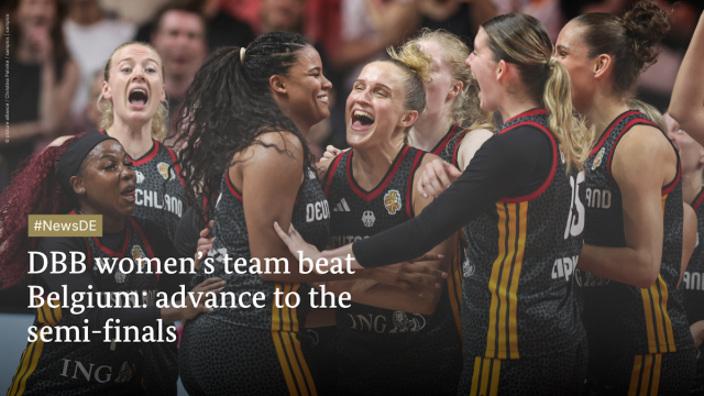 DBB women´s team beat Belgium: advance to the semi-finals