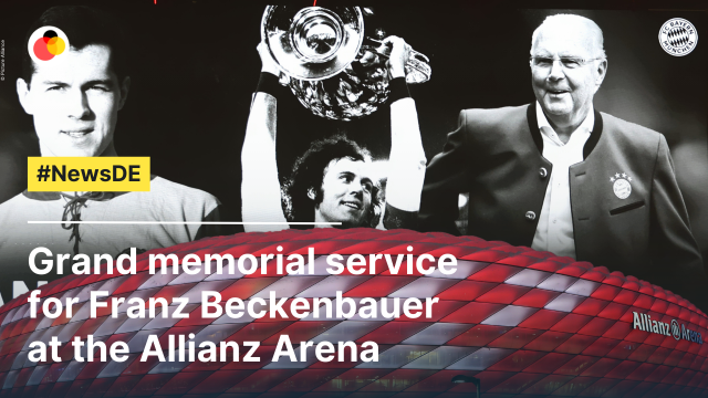 Grand memorial service for Franz Beckenbauer at the Allianz Arena