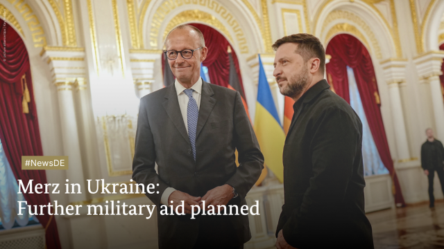 Merz in Ukraine: Further military aid planned