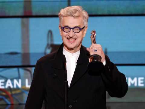 Wim Wenders bei der Verleihung des Europäischen Filmpreises 2024