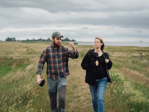 Ann Christin und Alexander Kornelsen im Moor 