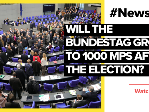 Will the Bundestag grow to 1000 MPs after the election?